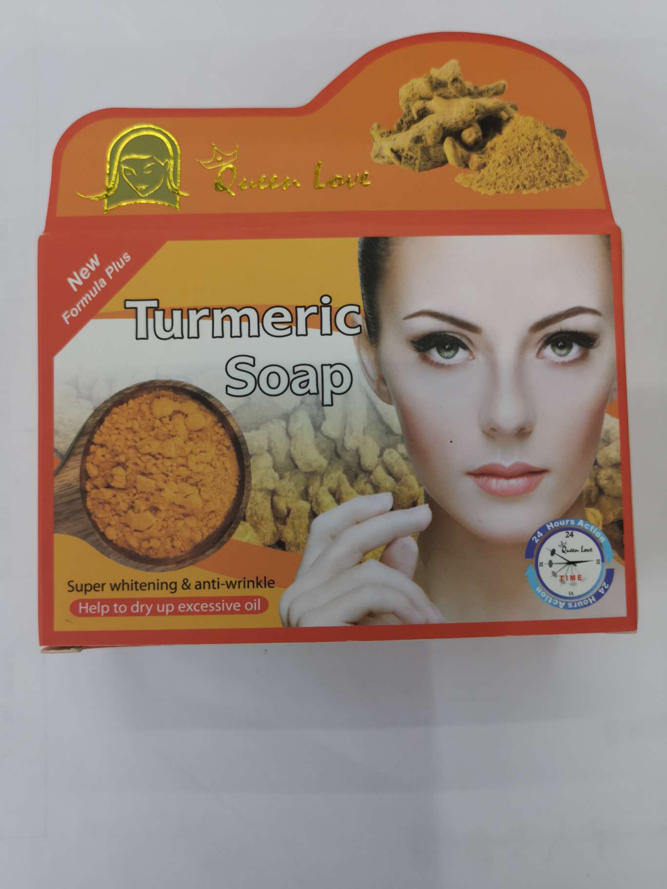 Strong whitening germicidal ginger soap thumbnail