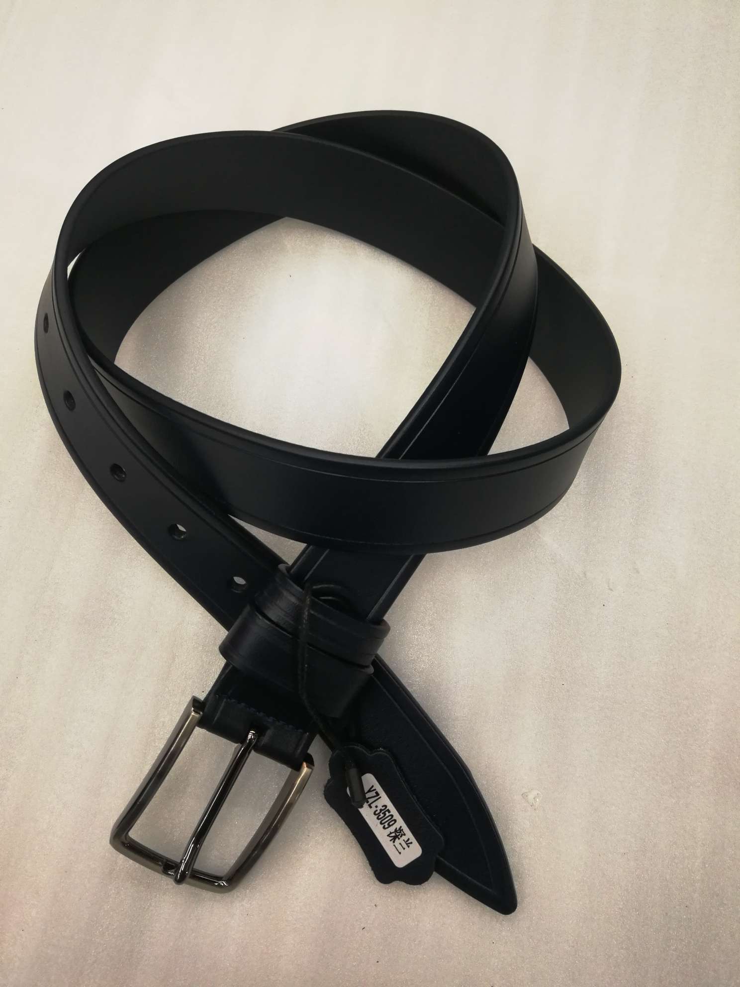 义乌好皮带AB00I9男士时尚商务潮流牛皮针扣休闲男士腰带厂家直销供应内销外贸可来样订做详情图5