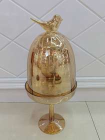Glass sugar bowl for wedding supplies