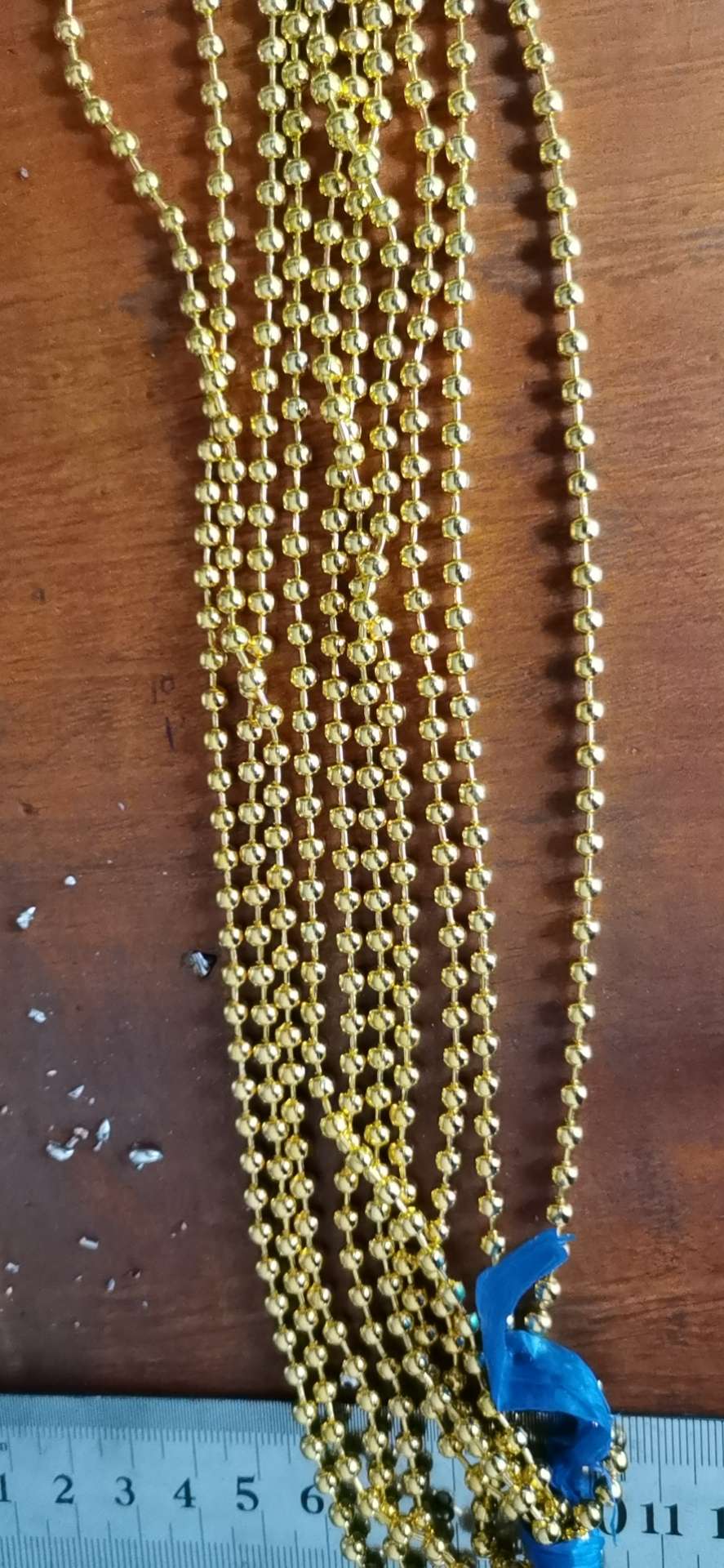 Beaded chain, wave sub-chain undefined