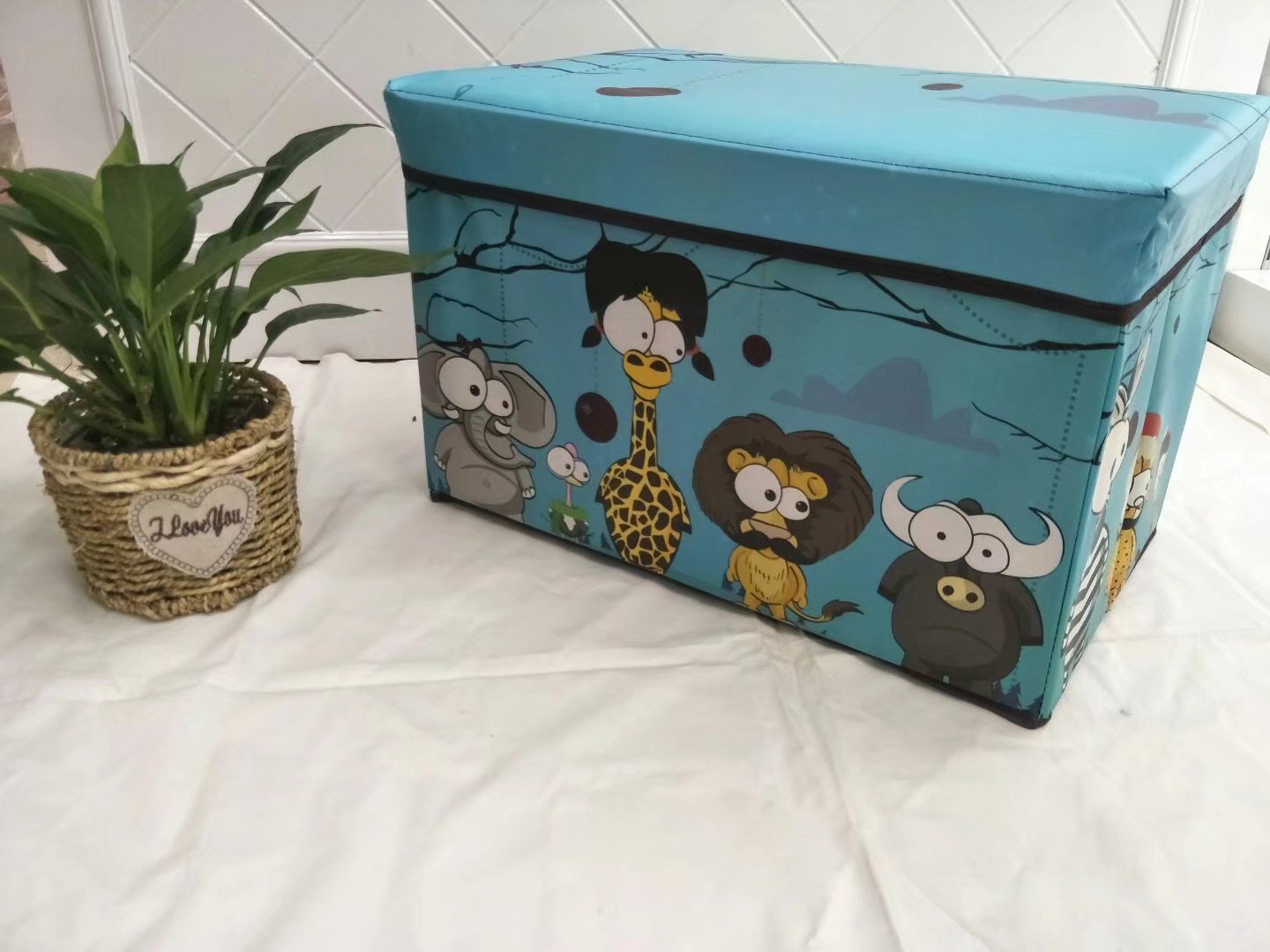 收纳凳、储物凳、收纳桌实物图