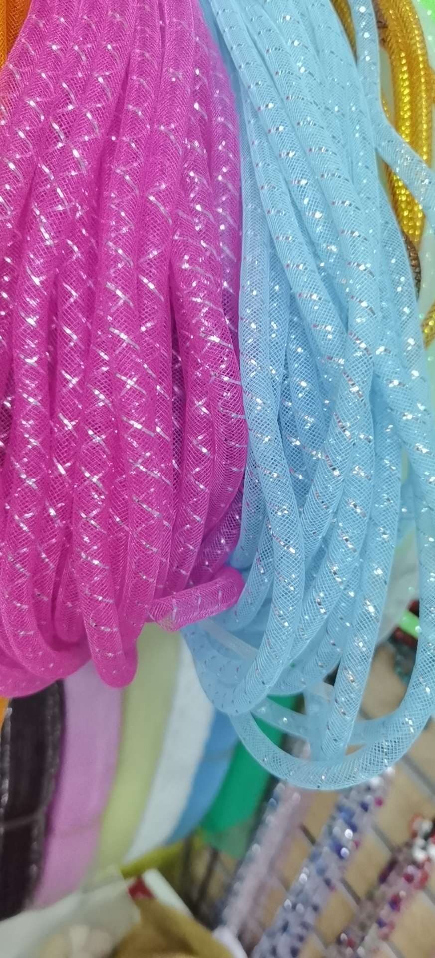 Elastic mesh, elastic tube, mobile phone chain, bag handle, accessory, headwear, accessory, rope, strap, diy fishing net, sunrain accessory undefined