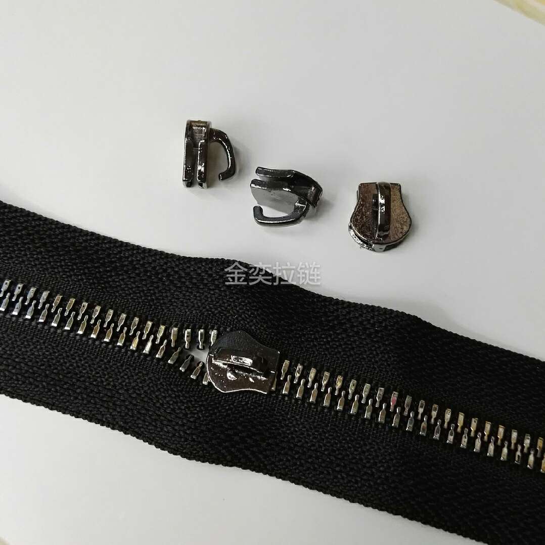 5# resin imitation metal nylon hanging gun black open single - head bags clothing general