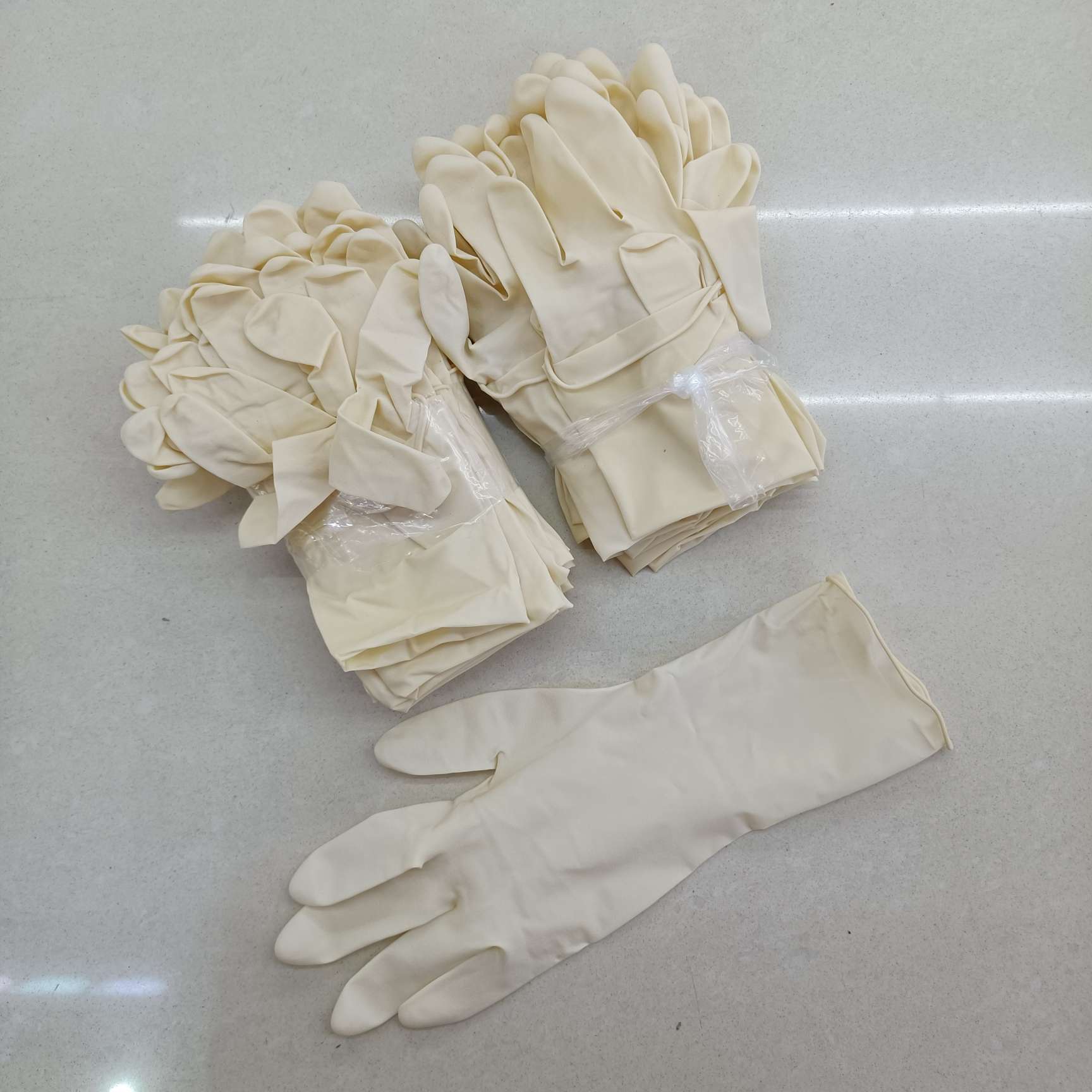 一次性12寸乳胶手套实验染发花园洗碗防滑手套详情图7