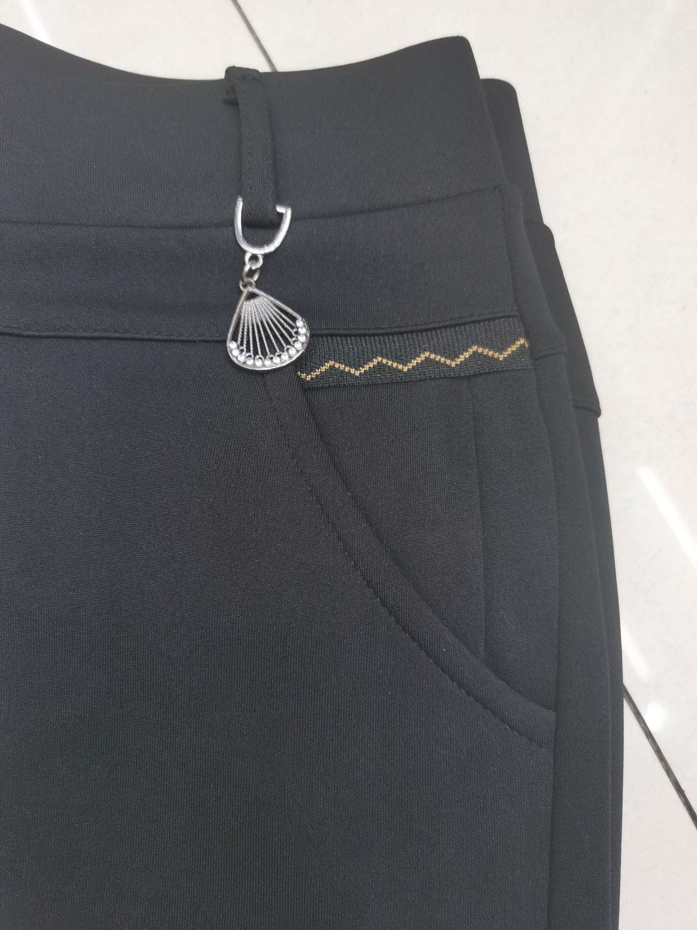 New Fall Black Pants For Women details Picture