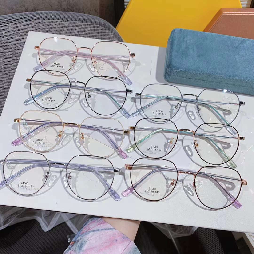 Large frame metal Korean frame fashion edition 7
