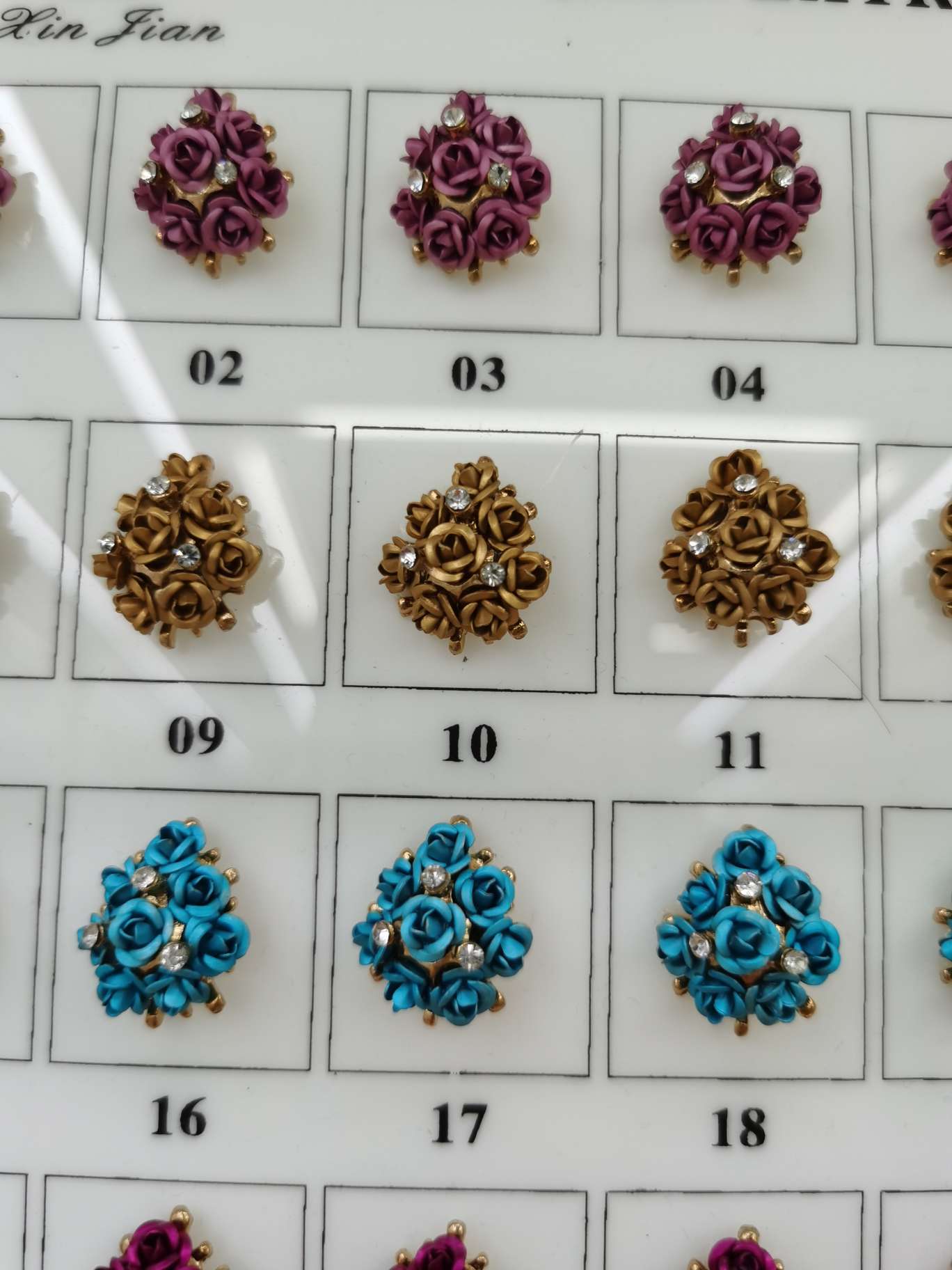 Joe accessories rose buttons, alloy buttons, rhinestone buttons, clothing accessories accessories thumbnail