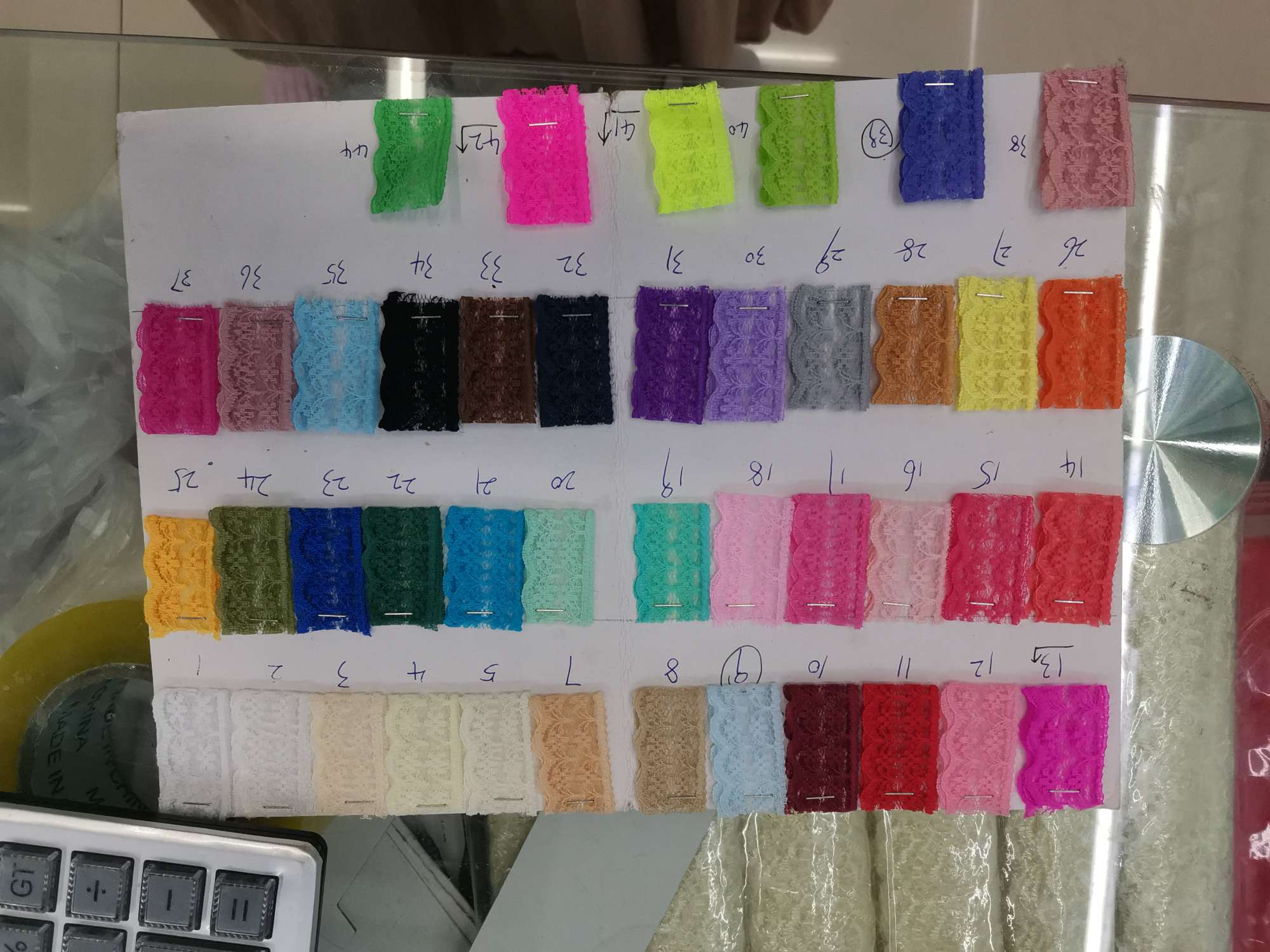 Lace Lace Dongdong Lace Lace New Lace Lace Elastic Lace Clothing Accessories Lace Specification drawing