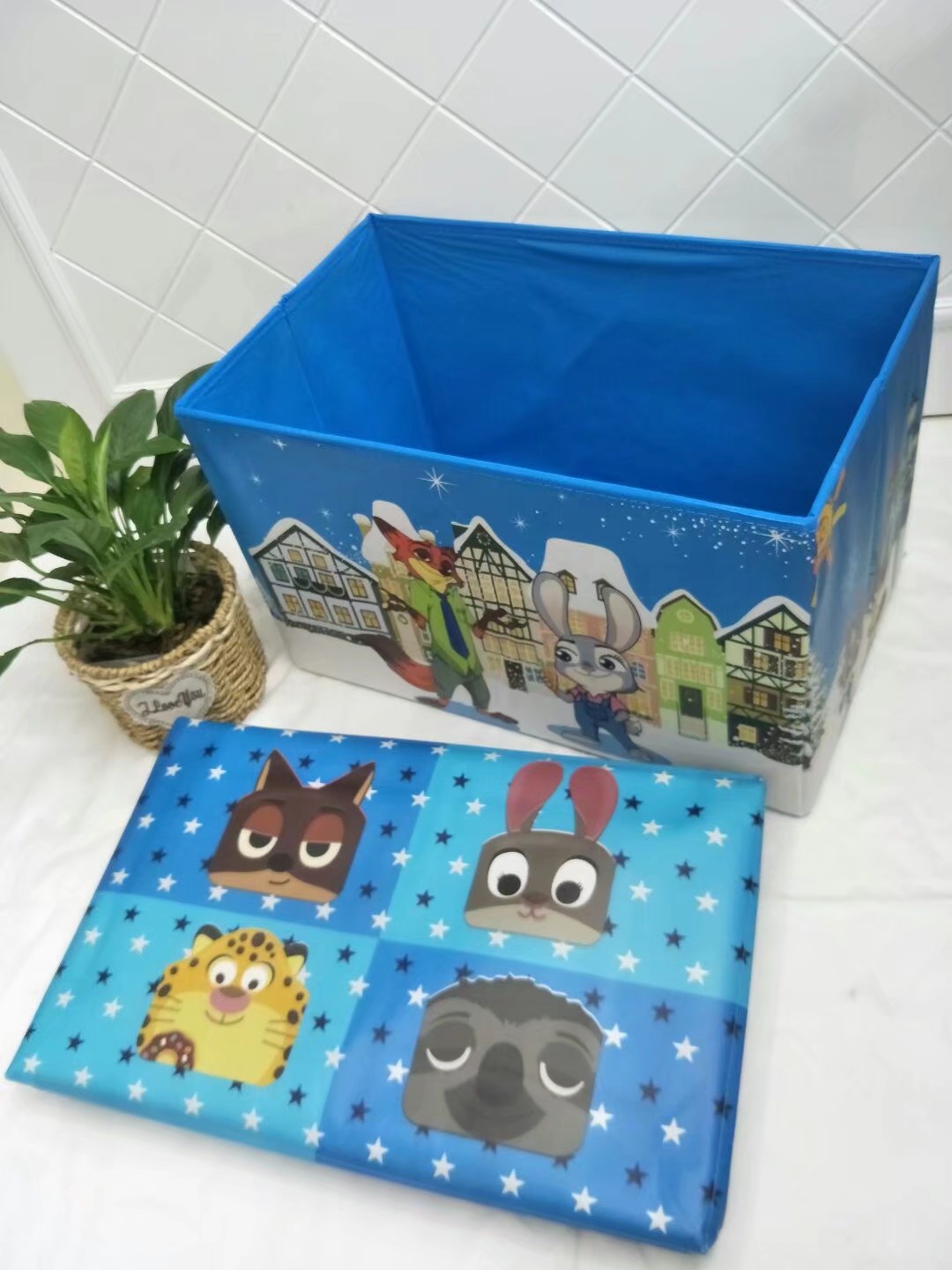 覆膜无纺布收纳凳，加强凳，牛津布百纳箱，收纳盒详情图9