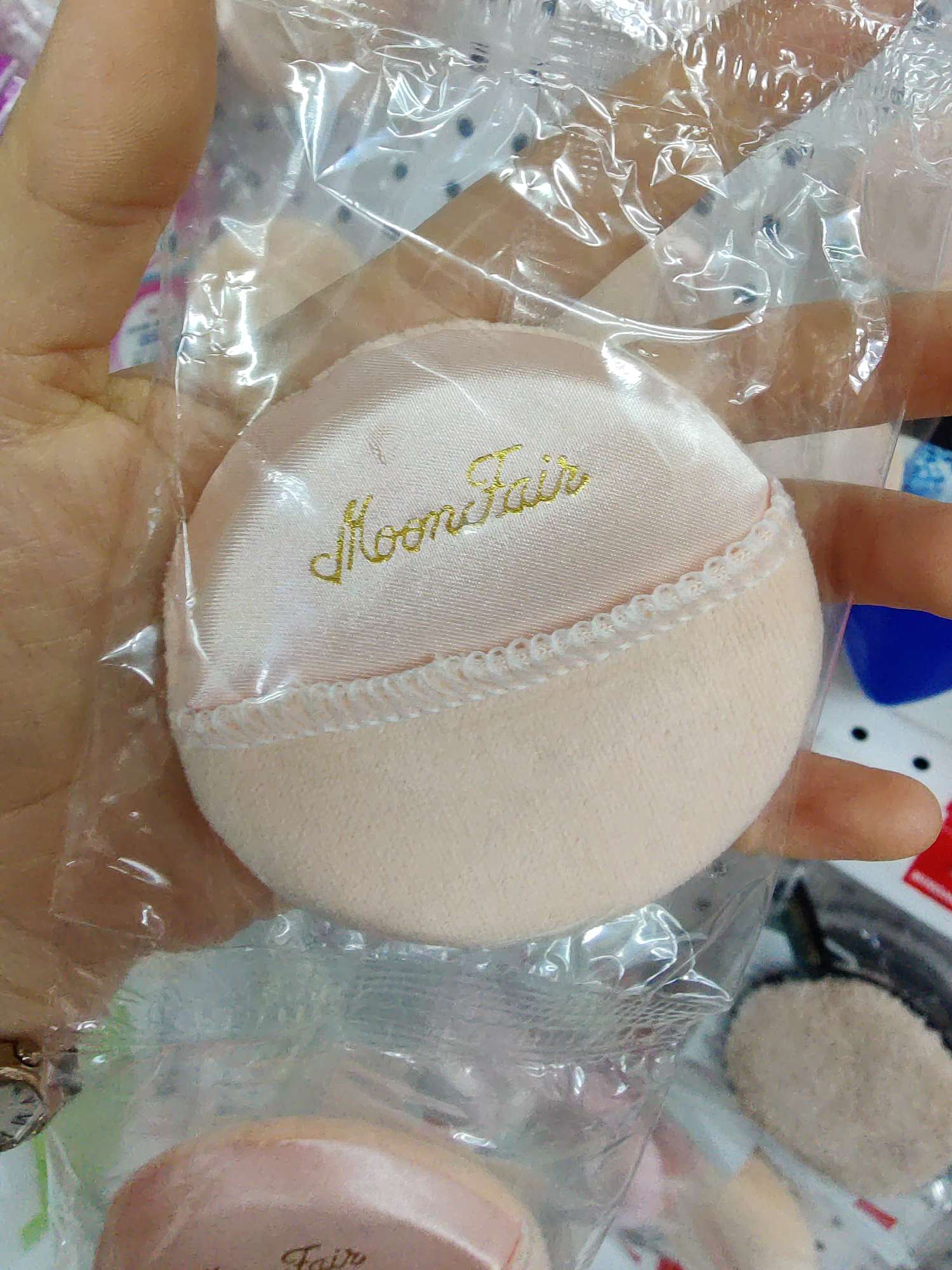 8公分机器包装印字粉扑