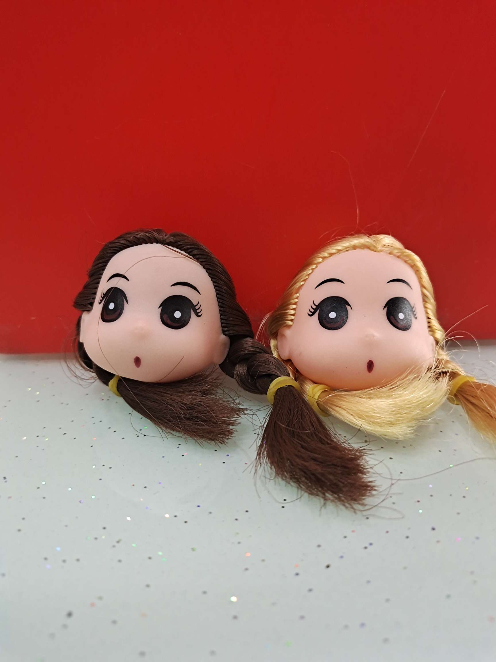 玩具女娃娃头产品图