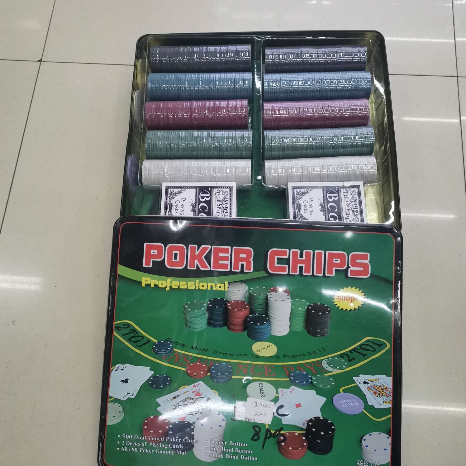 500 pieces of tin box chips thumbnail