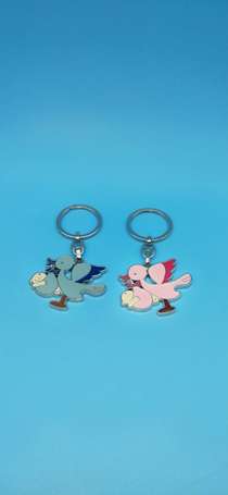 Duck grease key chain