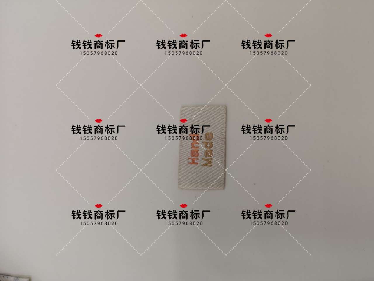 发饰织唛现货手工制造HANDMADE布标头绳布贴头饰织唛