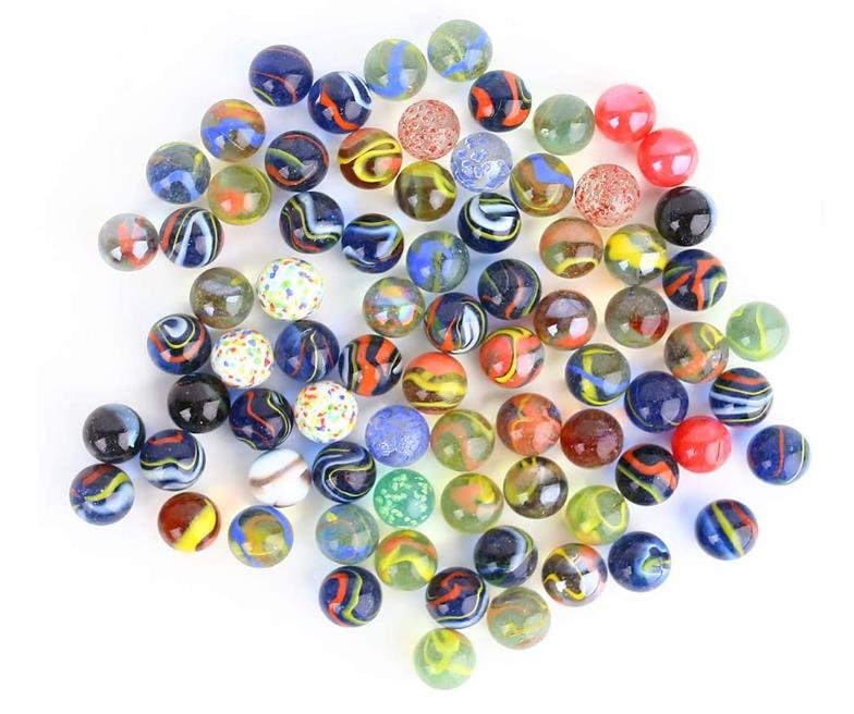 50斤16mm瓷球瓷红黄兰绿白黑花玻璃球1.6cm儿童玩具玻璃弹珠