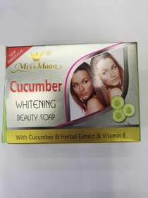 Whitening and moisturizing cucumber soap