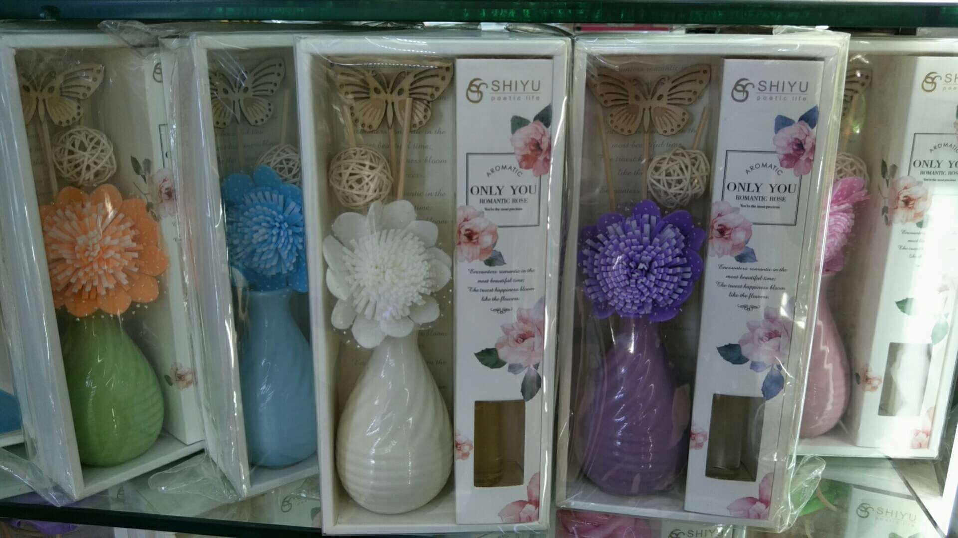 陶瓷香薰套装家用精品茶具咖啡杯艺术花瓶装饰陶瓷工艺品台灯创意礼品