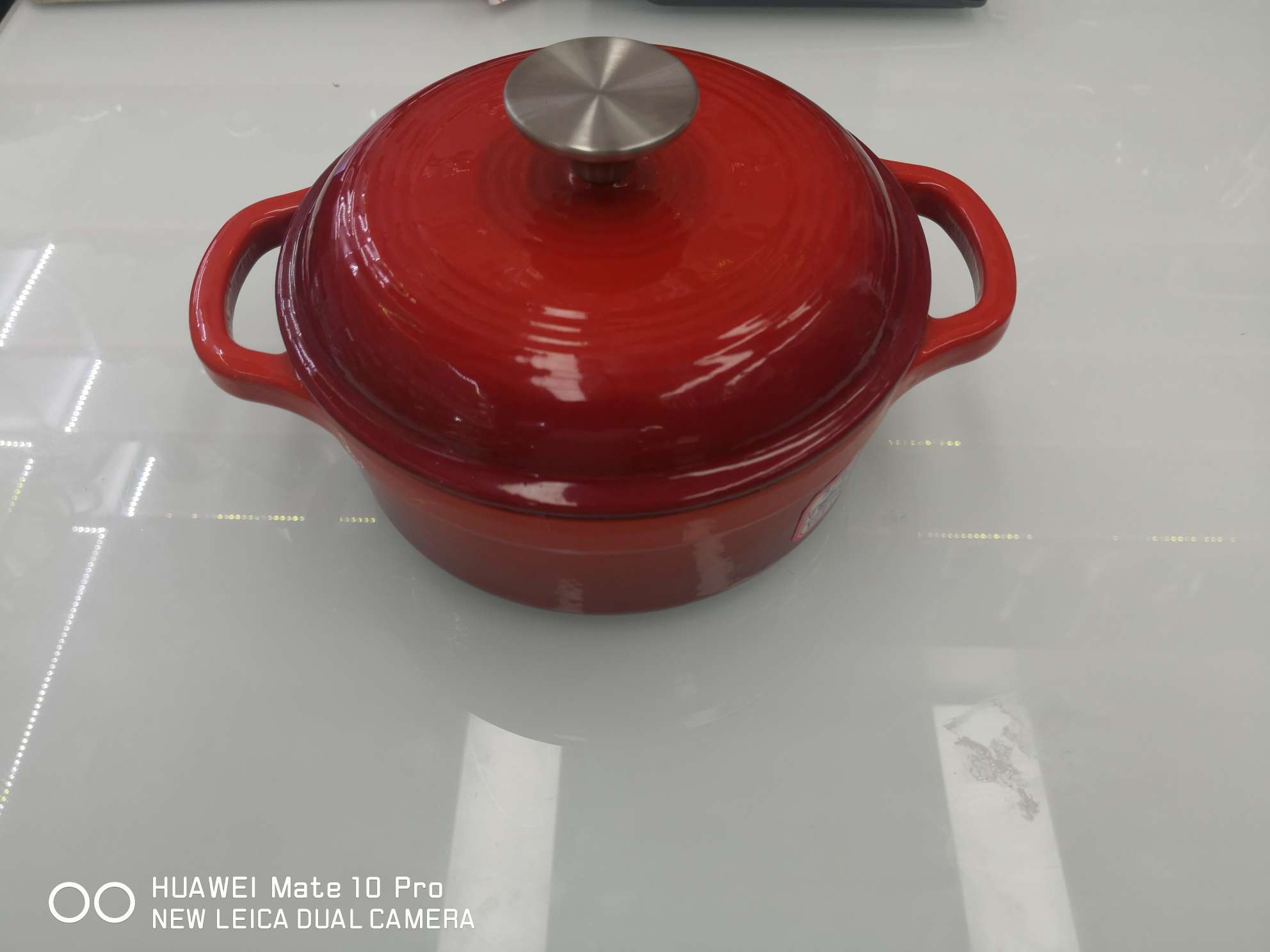 Enamel pot details Picture