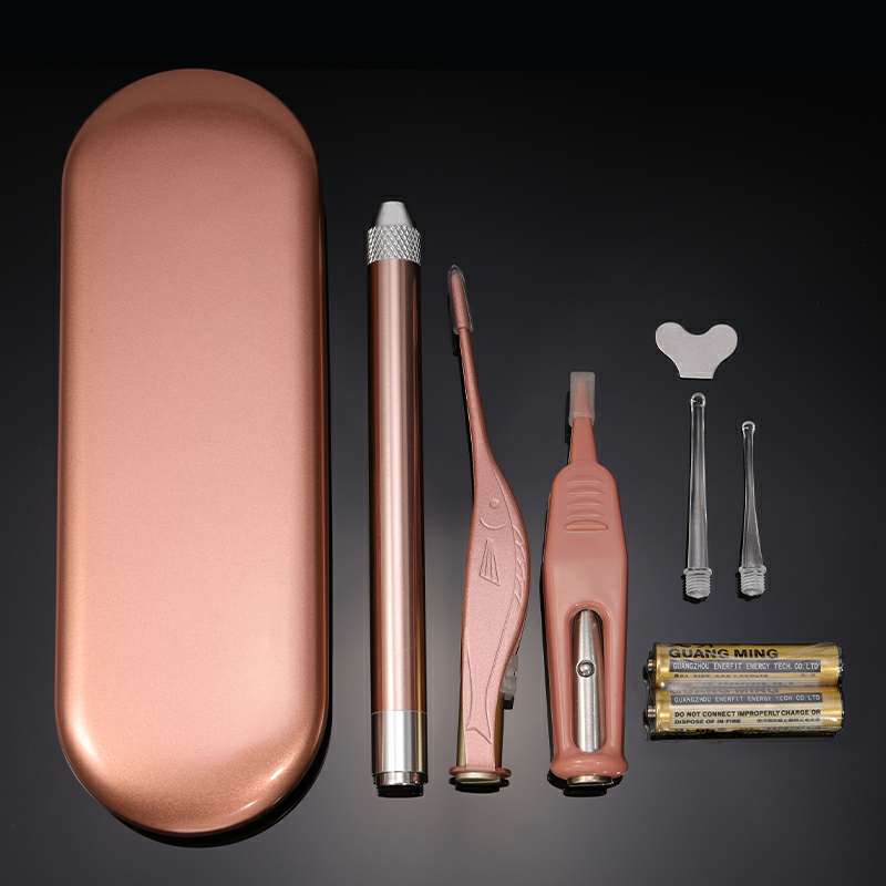 Manufacturers Direct Earpick Light Earscoop Baby Earpick Earwax Tweezers Tool Set Earpick With Light Application Scenario