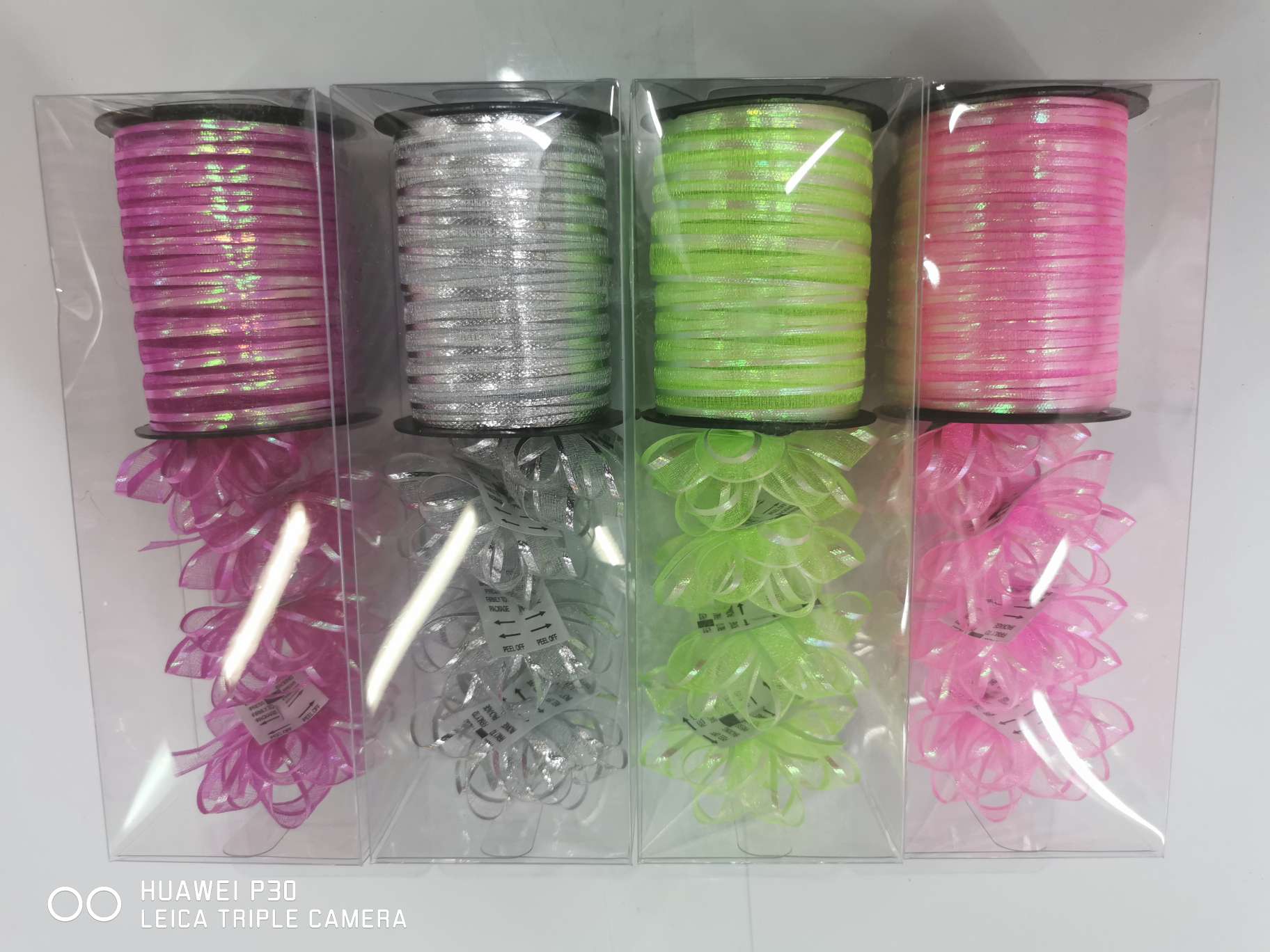 4pcs雪纱星星花+雪纱小线圈图