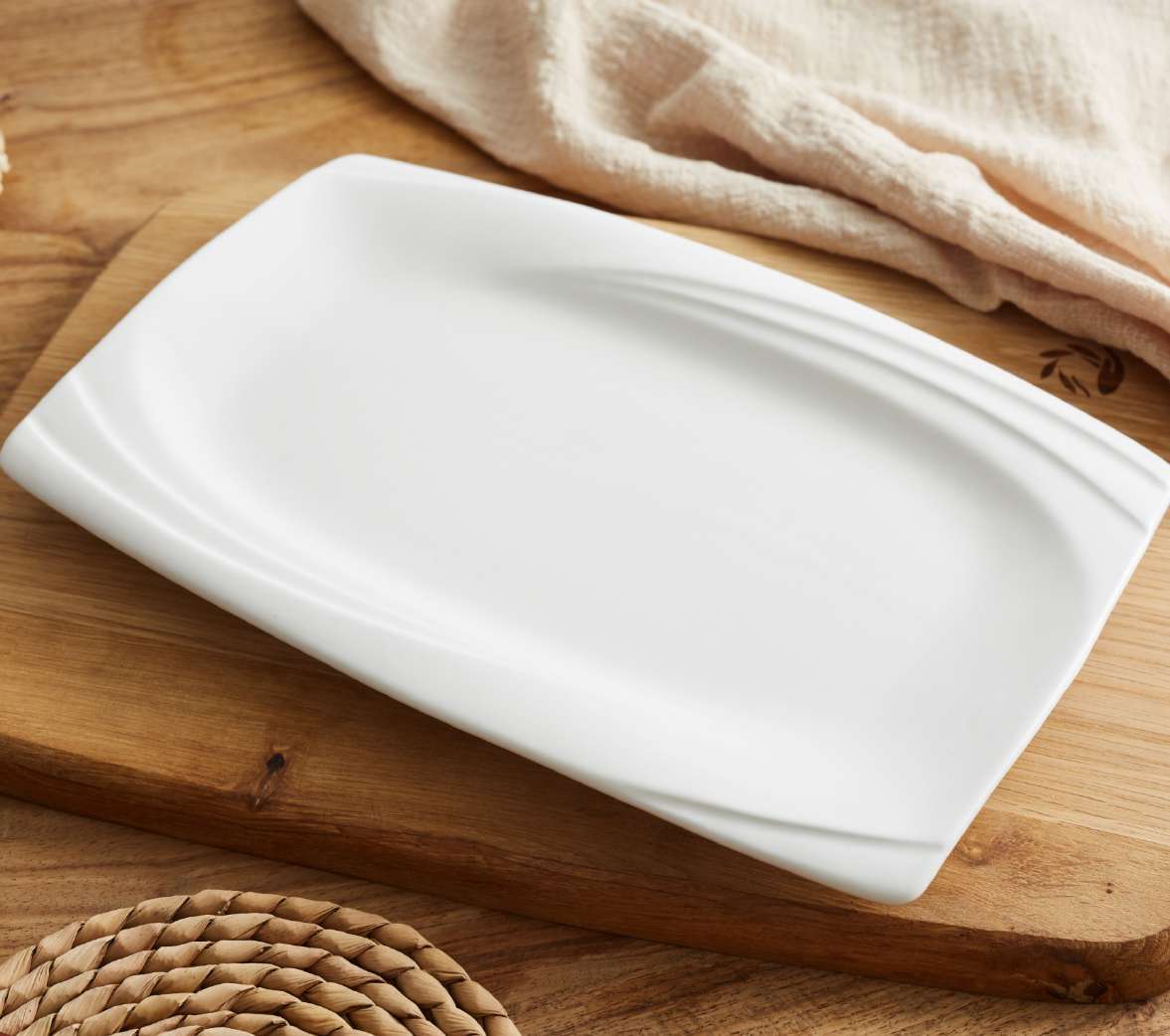 Oblong Ming Feng dish is 12 inches thumbnail