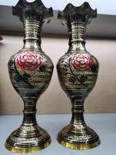 印度巴基斯坦欧美风纯铜花瓶摆件