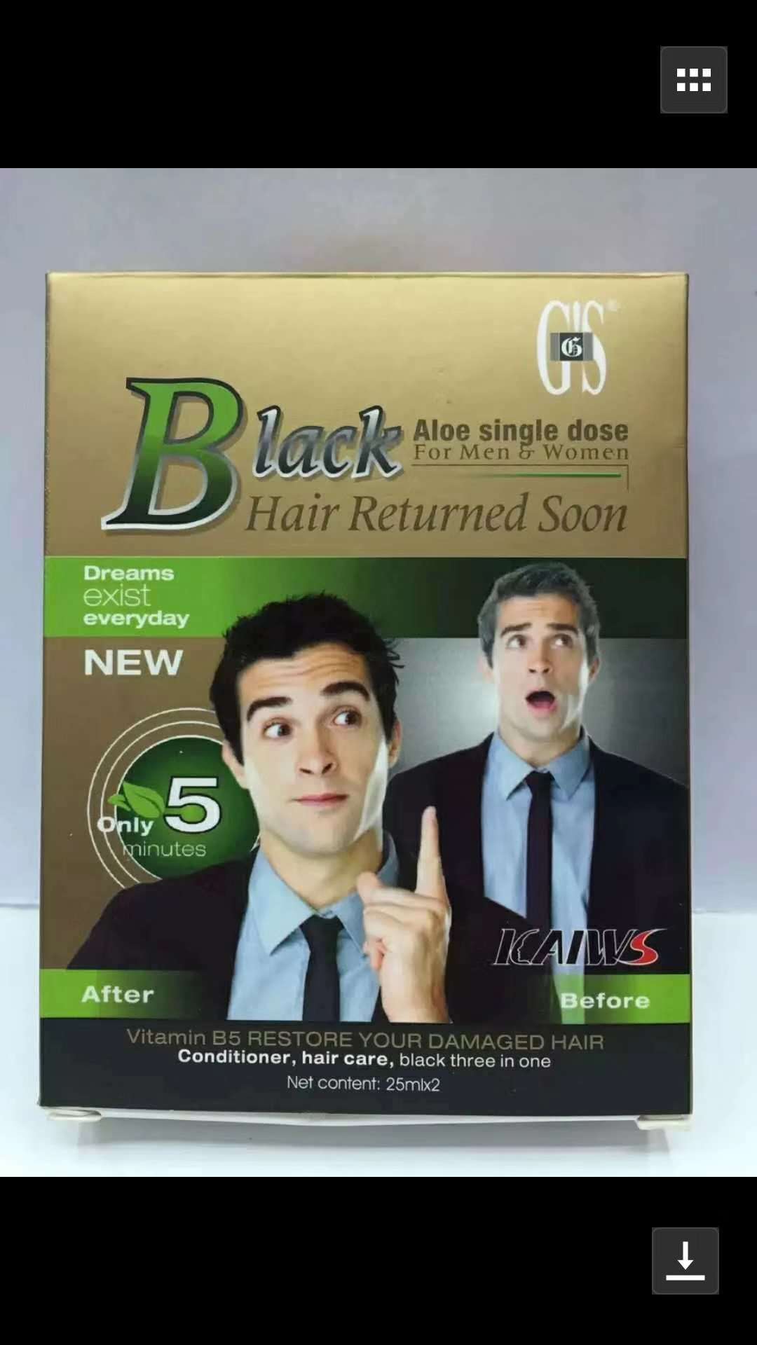 KAIWS balck shampoo (For Export Only) details Picture