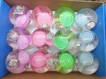 New light elastic crystal ball lollipop accessories are on sale at the street stall