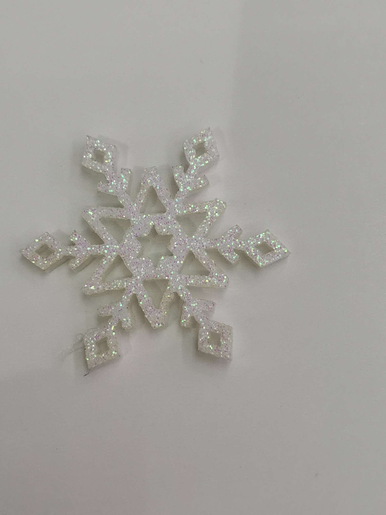 Glittery snowflake flakes Item Picture