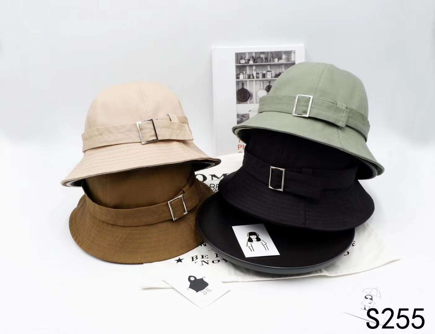 Scorched under the fisherman's hat banana under the sun block hat women sweat belt adjustable children show face small summer face shade along the sun