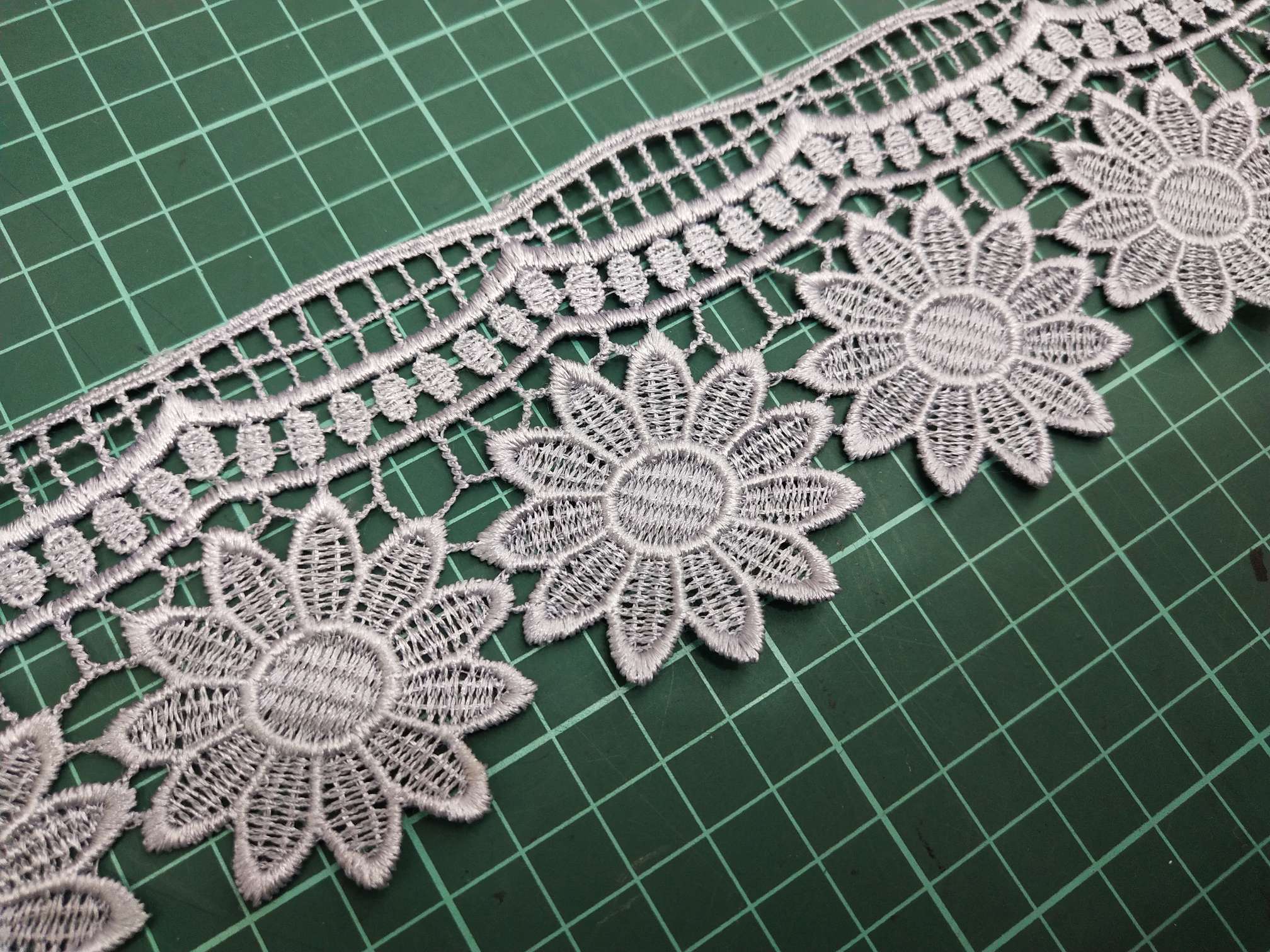 New polyester embroidered lace collar and cuff accessories details Picture