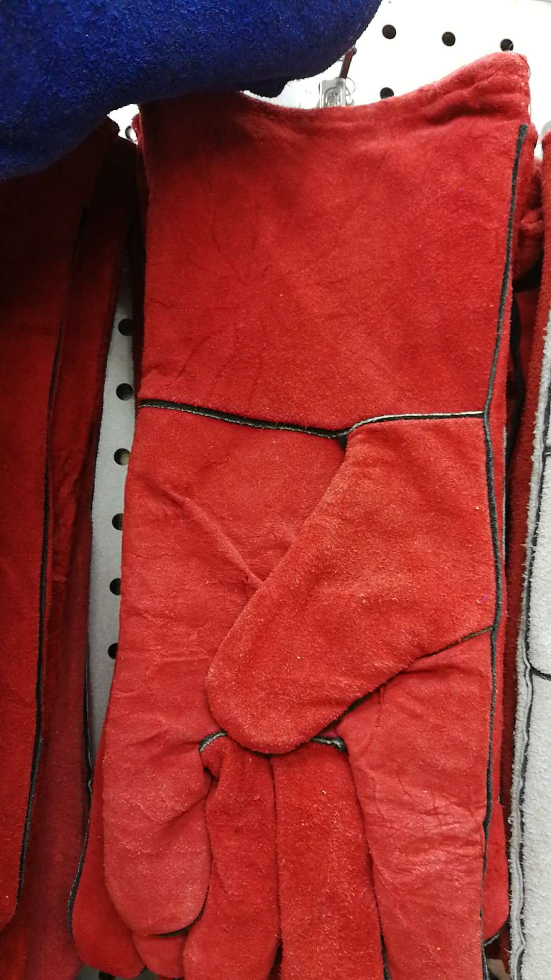 Red gloves