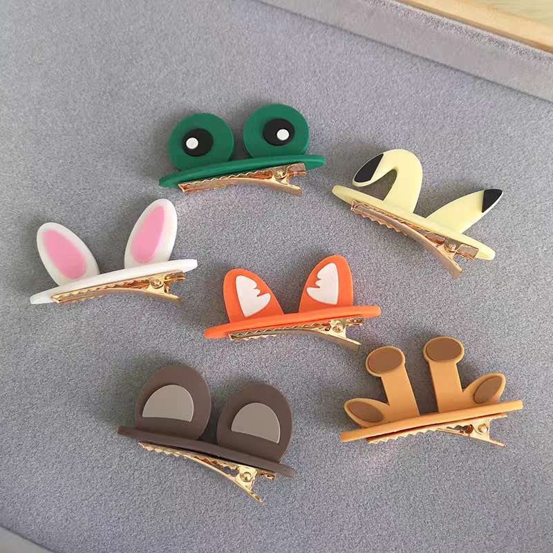 Cartoon three - dimensional animal ear hairpins thumbnail