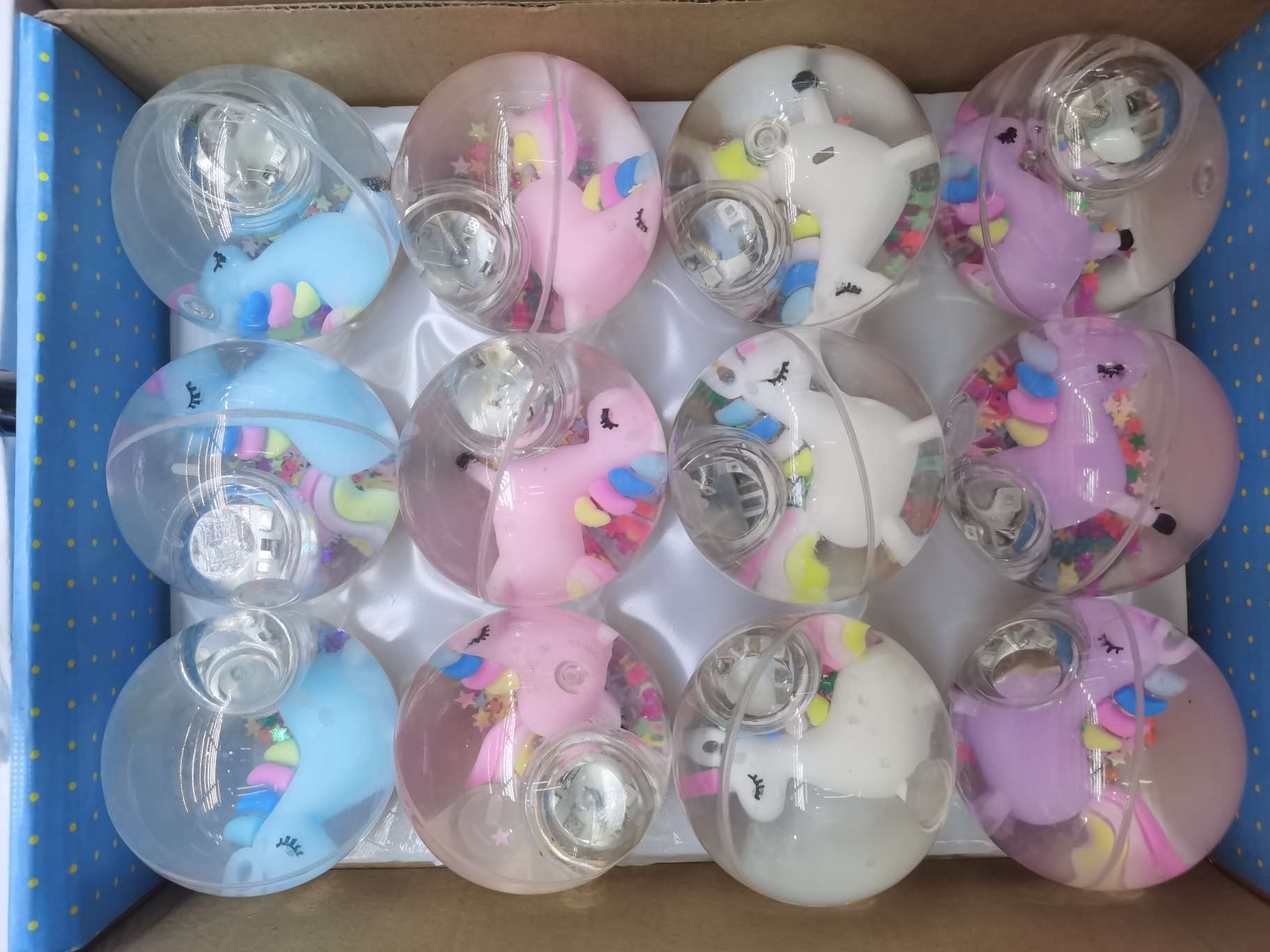 Floor stall flash elastic crystal ball PVC unicorn thumbnail