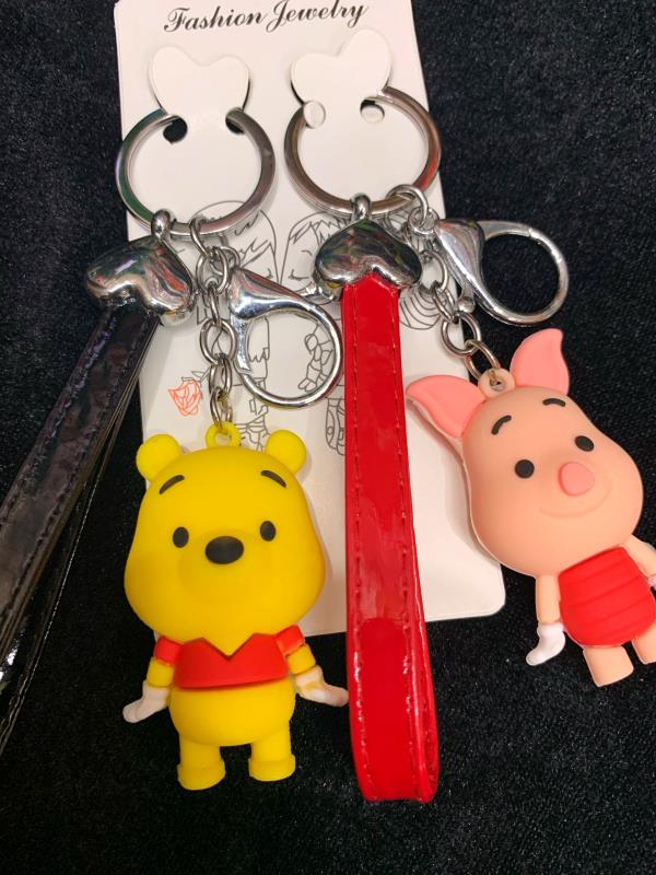 情侣钥匙扣卡通可爱钥匙链男女挂件细节图