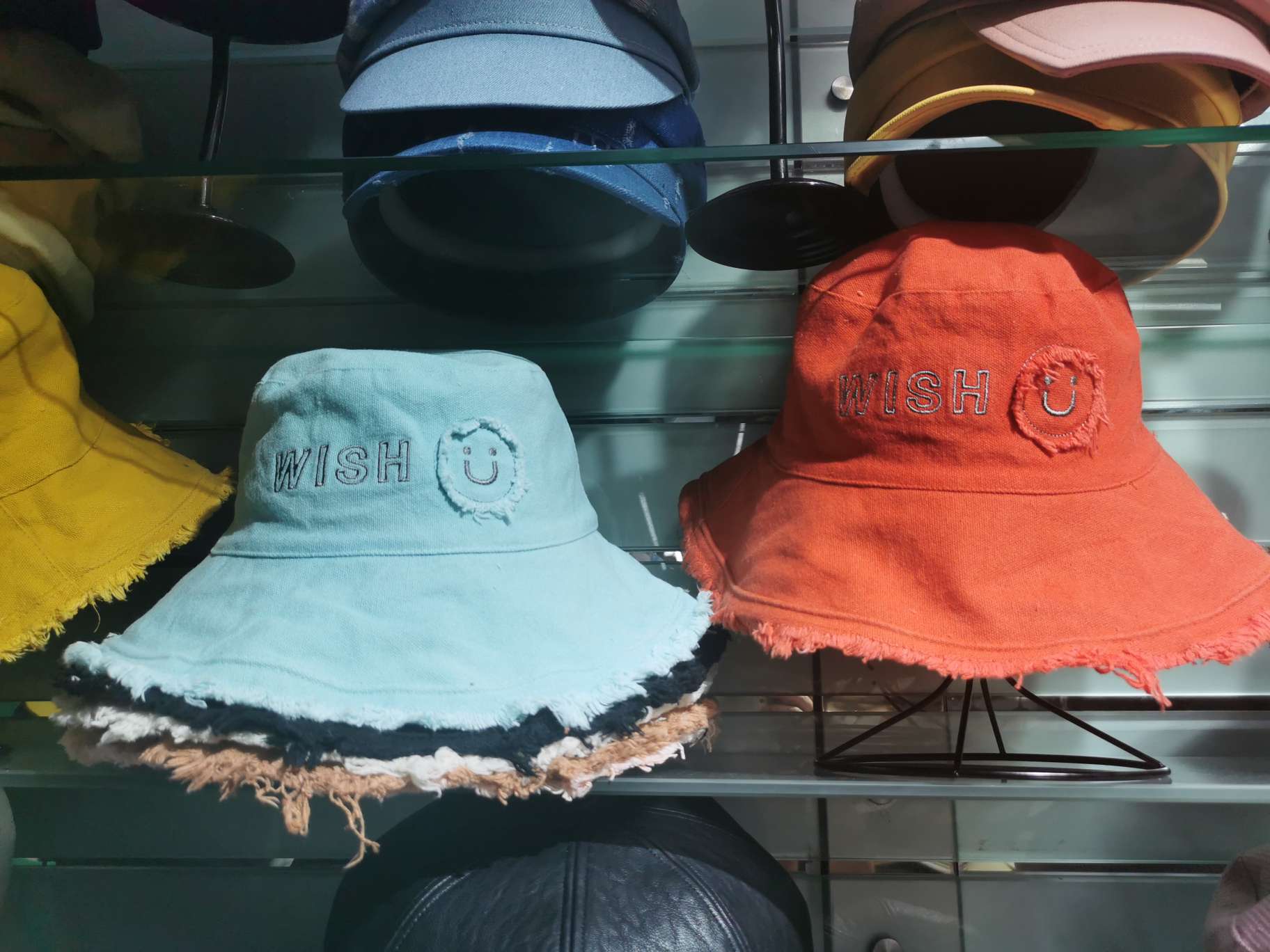 Smiley tassel fisherman's hat thumbnail