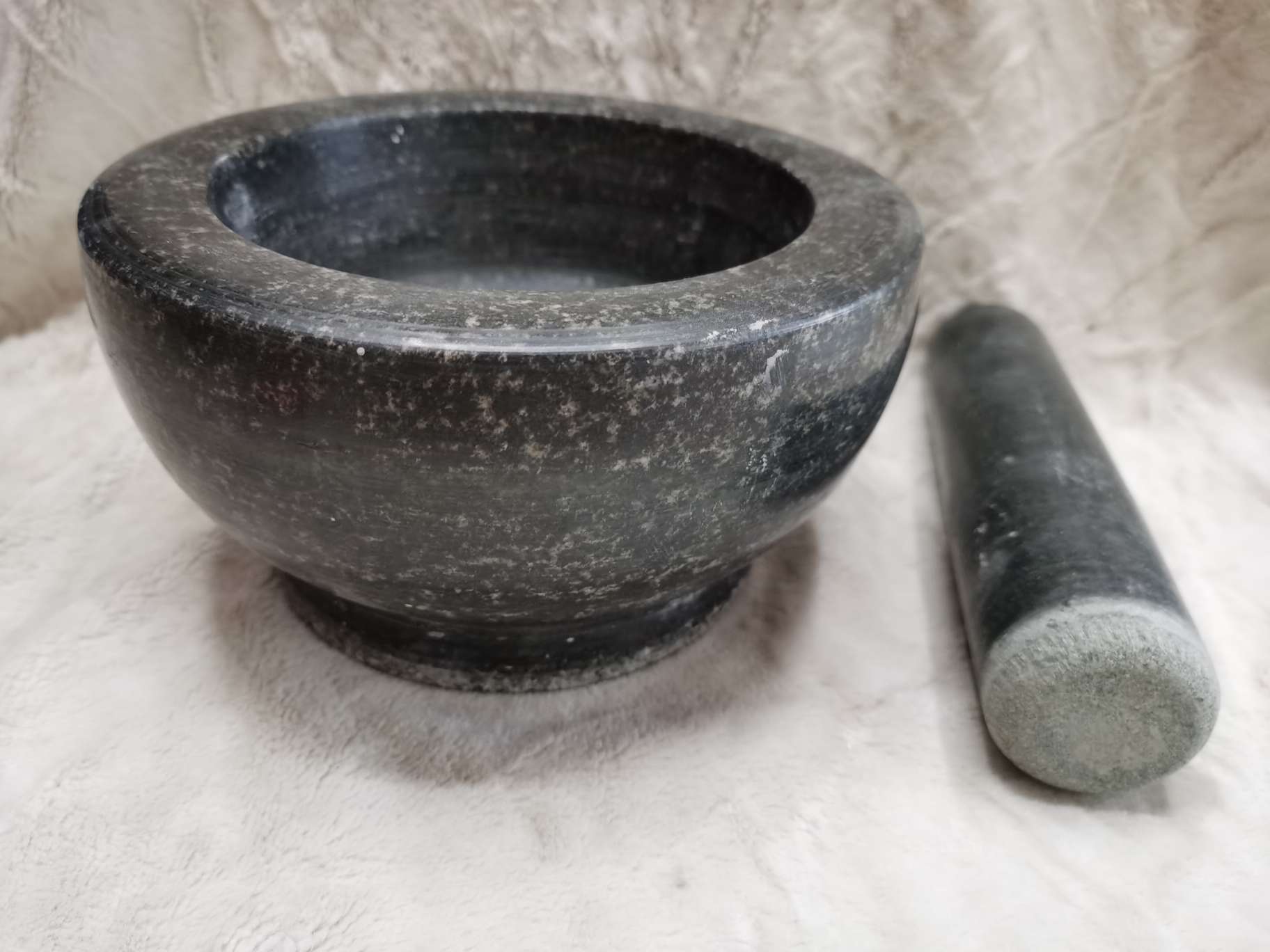 平口18cm花岗岩捣蒜器细节图