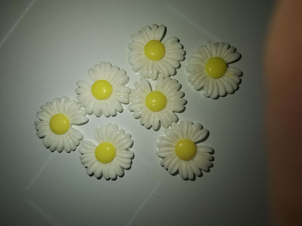 Resin Chrysanthemum For Jewelry Accessories Specification drawing