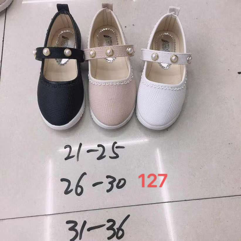 2023 Spring Children Students Perform Korean Version Of Girls' Bowtie Girls' Leather Shoes 015 Leather Inner Casual Etiquette Shoes