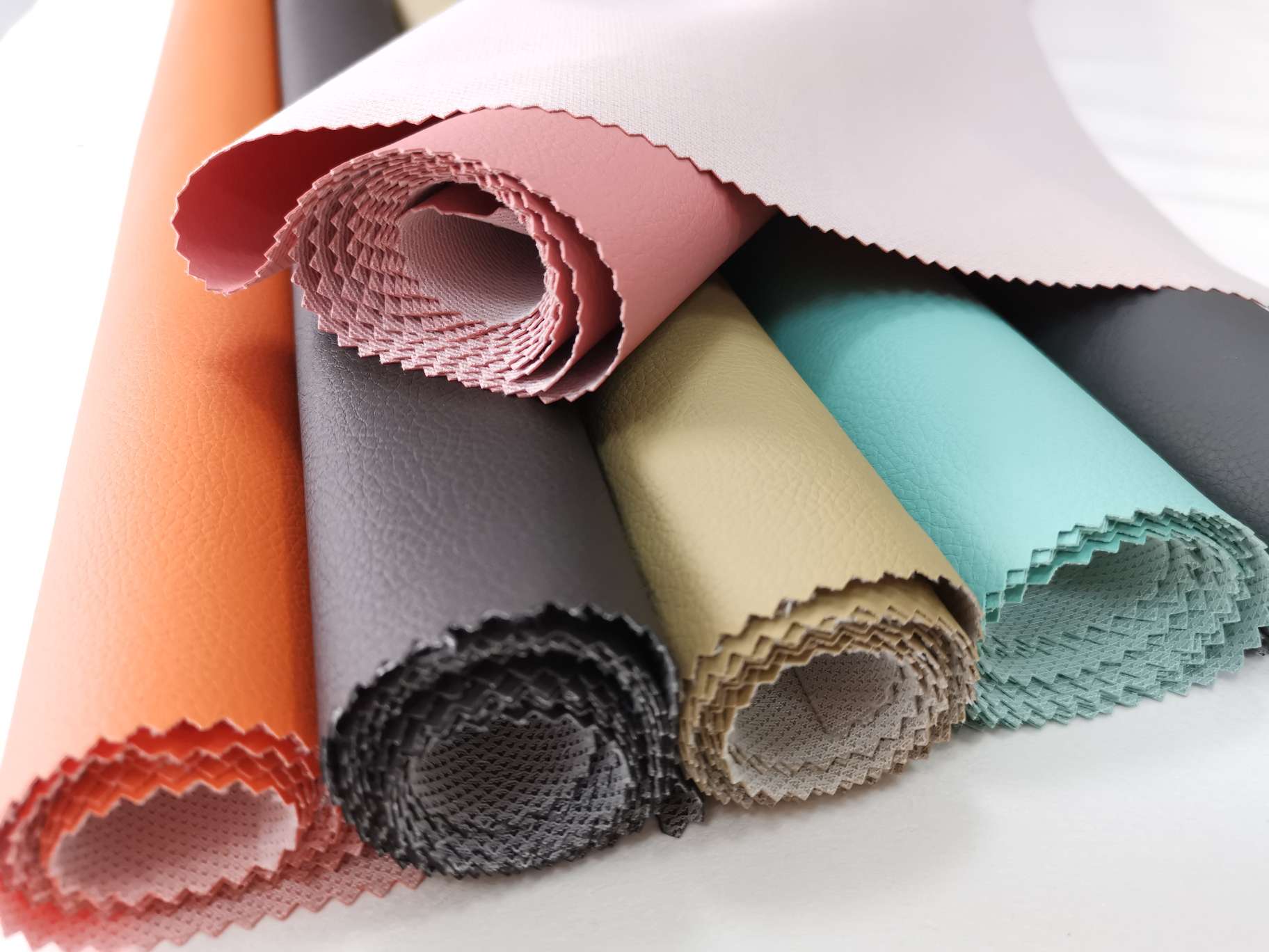 1.6 door width, lychee pattern mesh fabric base car leather details Picture