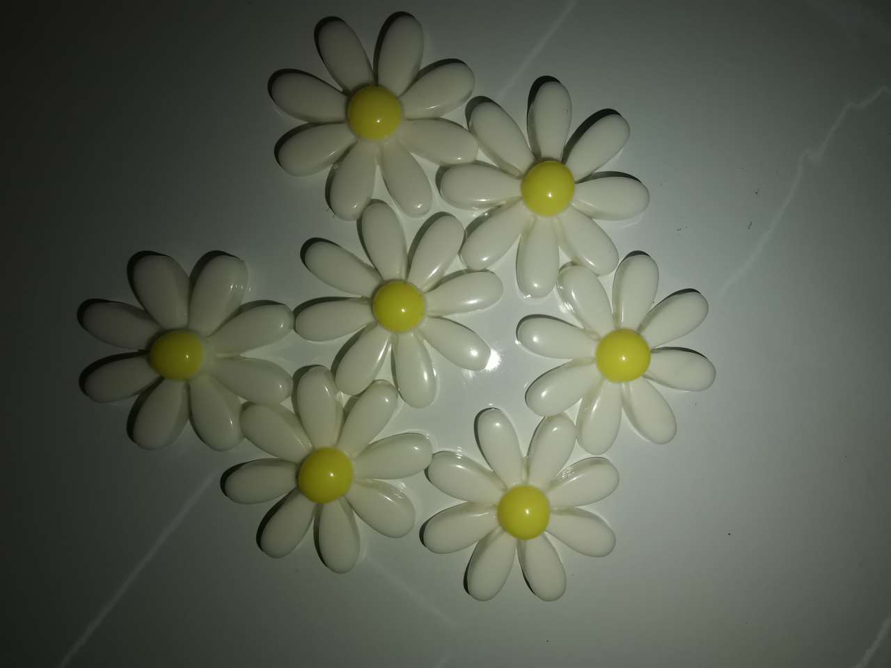 Resin Chrysanthemum For Jewelry Accessories Specification drawing