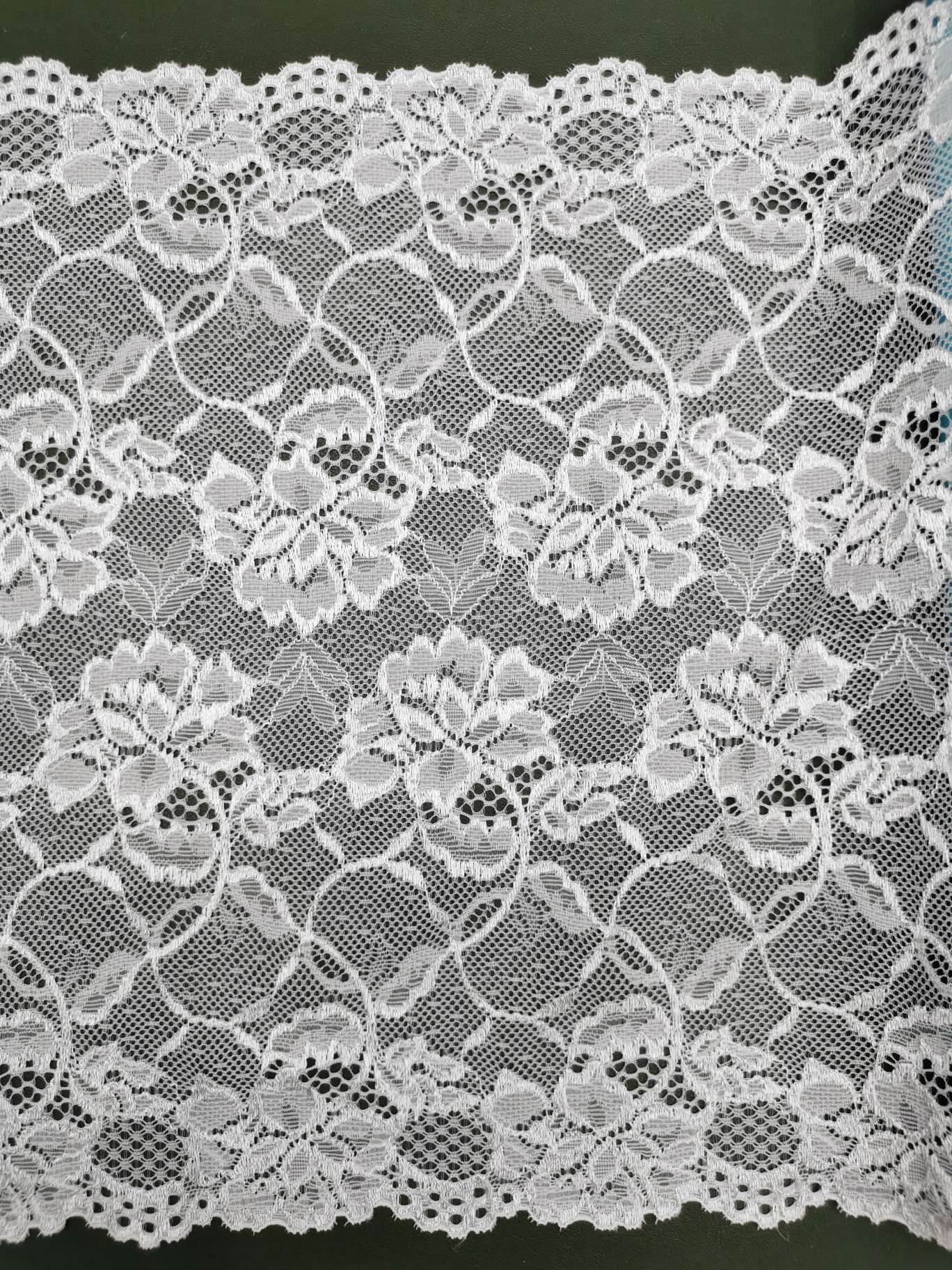Lace trim stretch, F444#