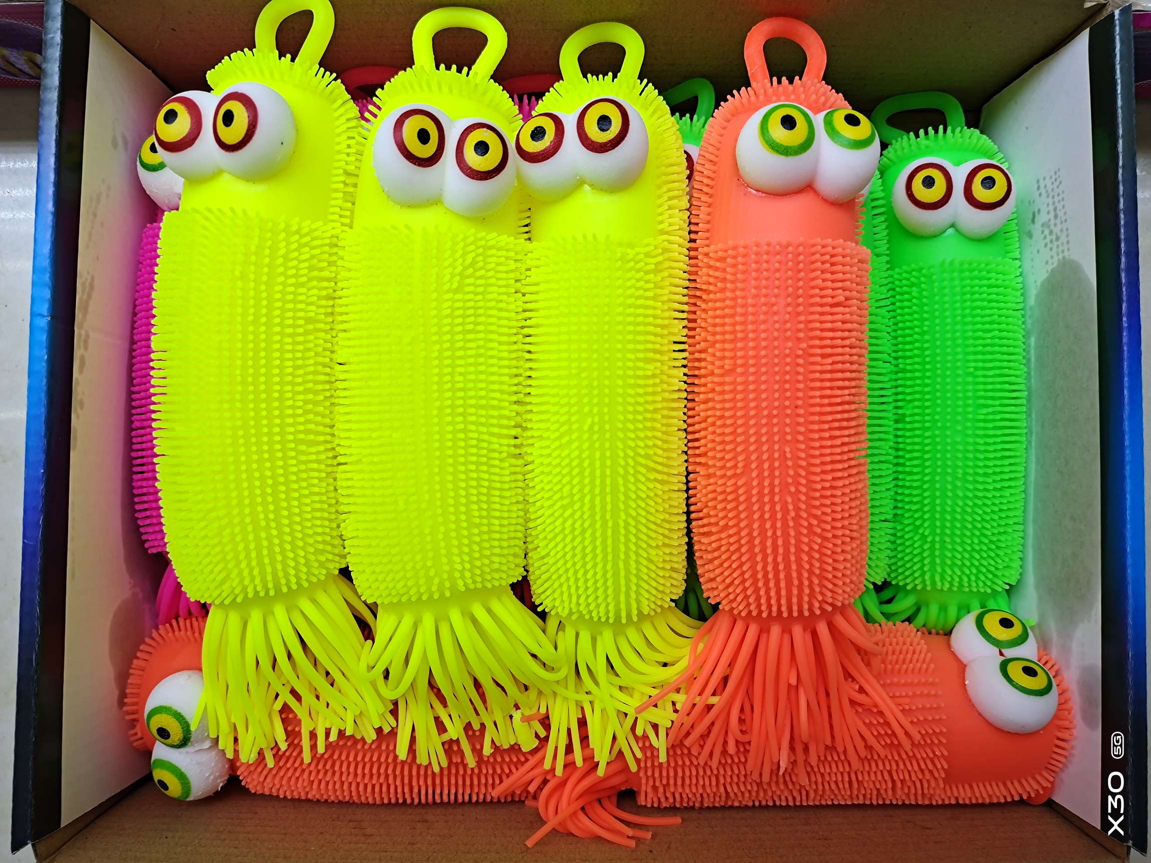 凸眼玉米毛毛虫细节图