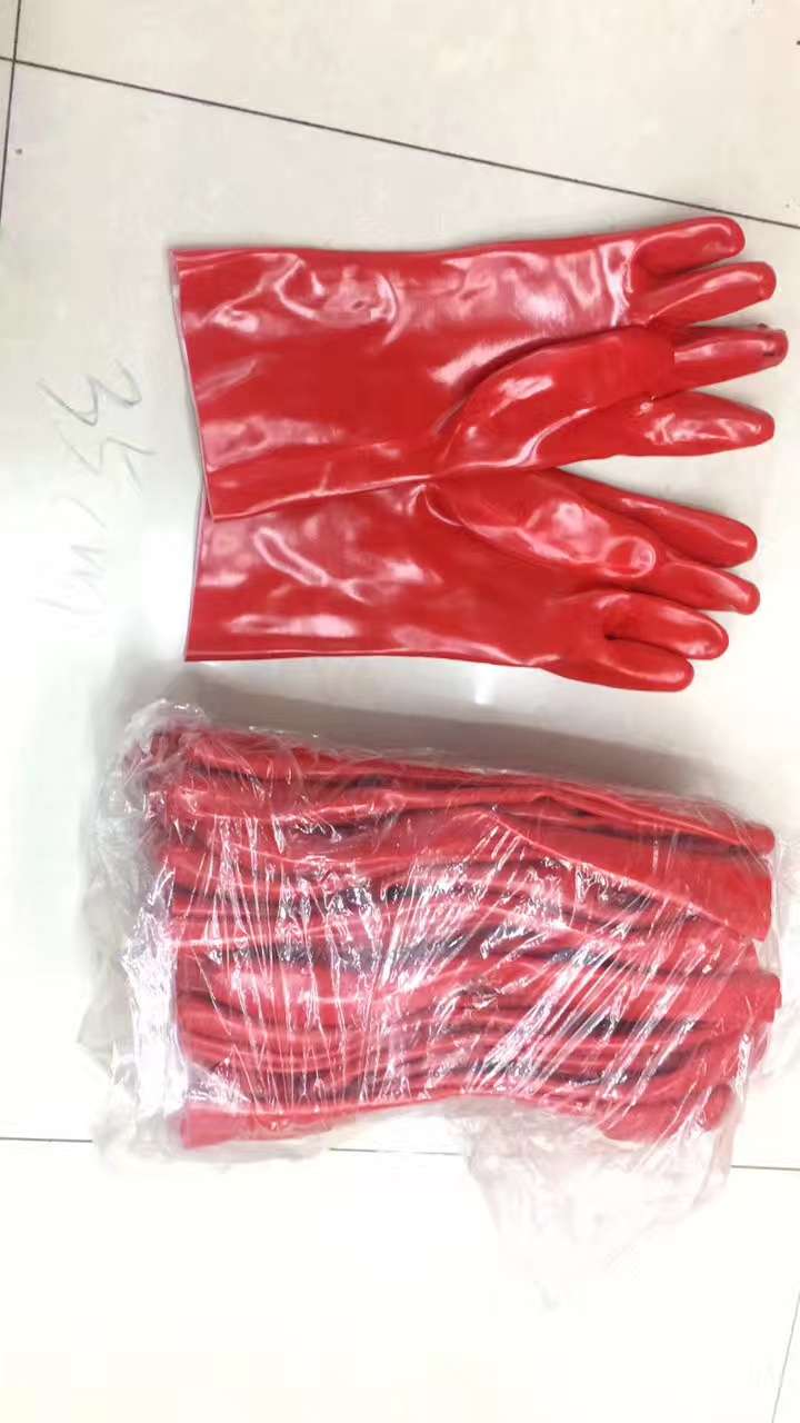 35公分耐油耐酸碱PVC手套，120双一件