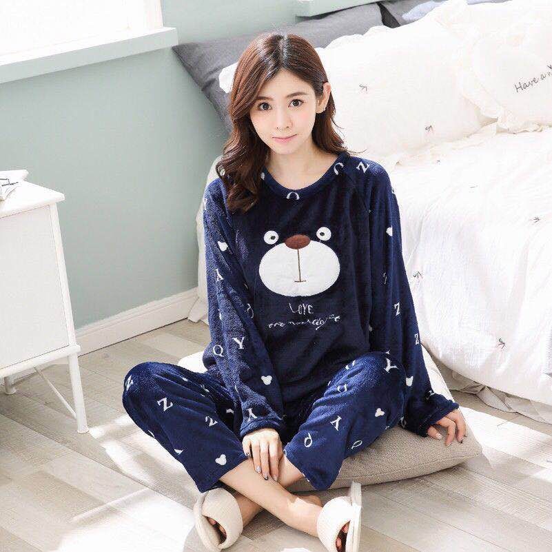 Flannel Men's And Women's Pajamas Set, Many Styles, Affordable, Welcome New And Old Customers To Buy Item Picture