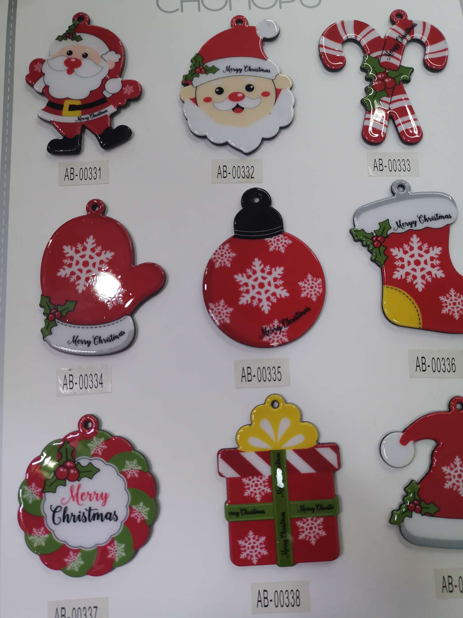 The popular acrylic jewelry accessories for Christmas series on the Internet