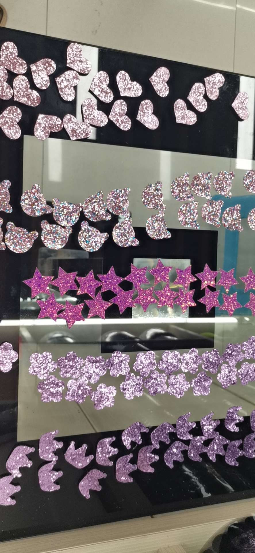 Children's sequined bangs stickers details Picture