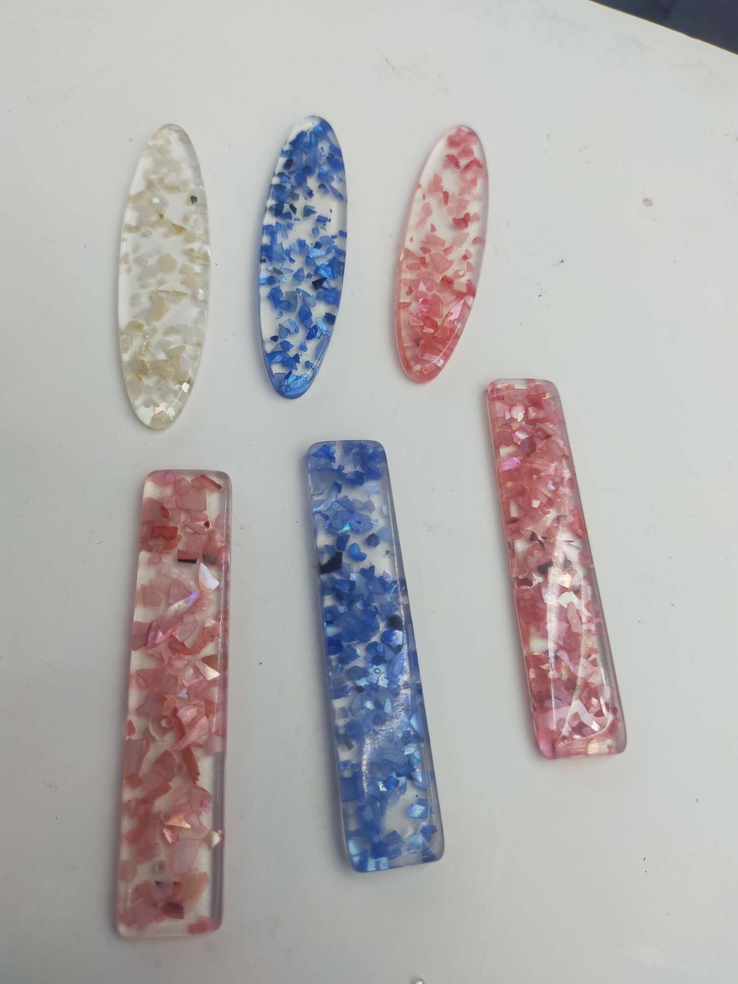 Resin, shell, strip, horse eye, hot style hairpin accessories, pink, blue, white, a lot of stock, direct manufacturers