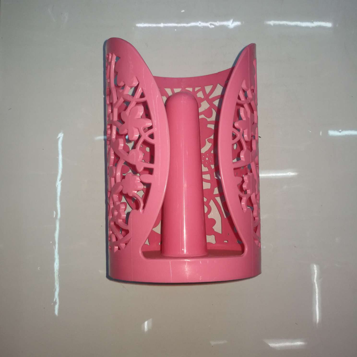 152-9379时尚圆形镂空抽纸架盒