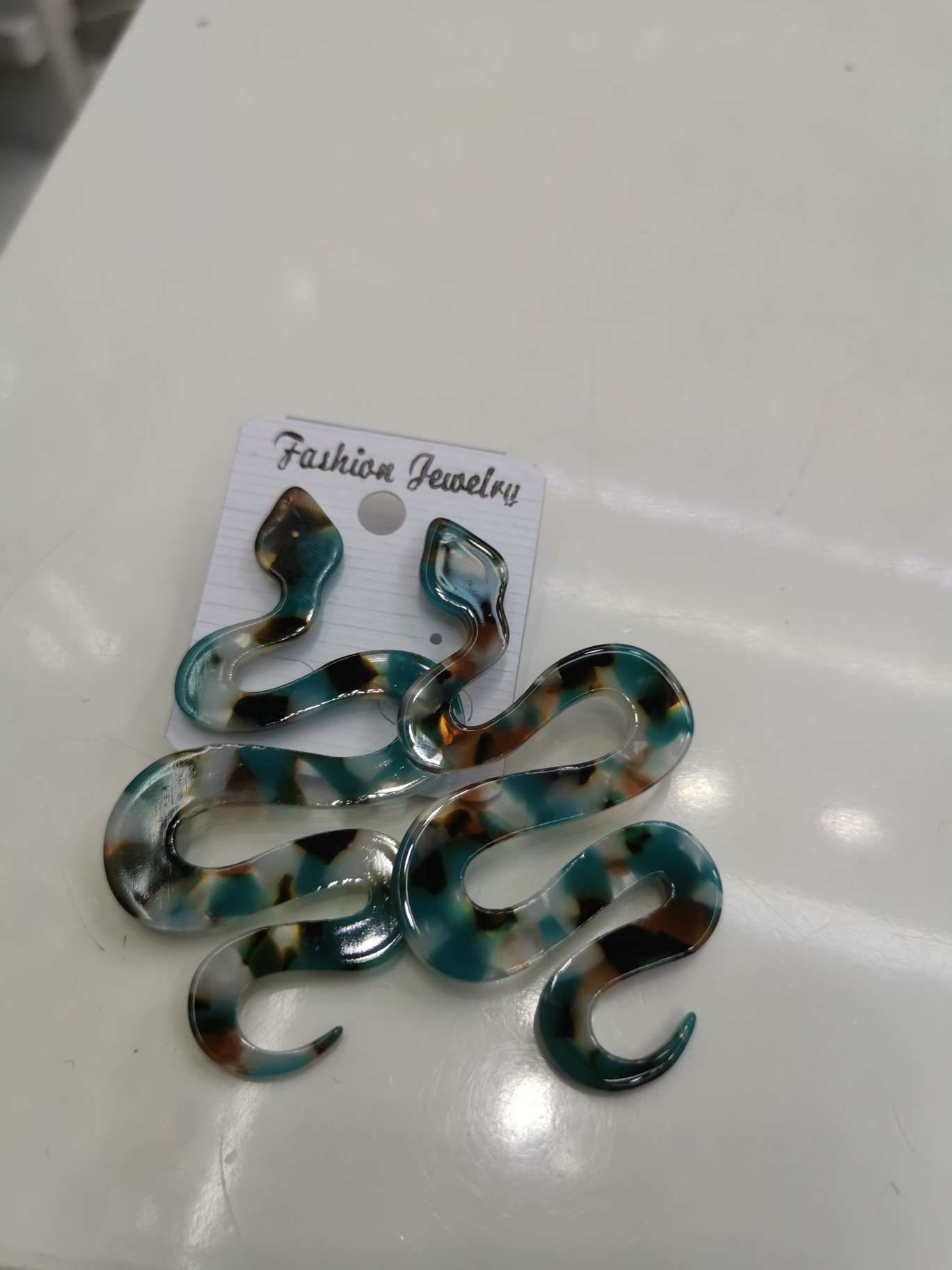 Sheet metal stud earrings